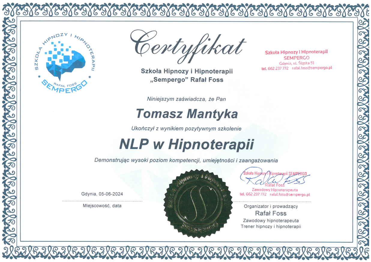 NLP w Hipnoterapii